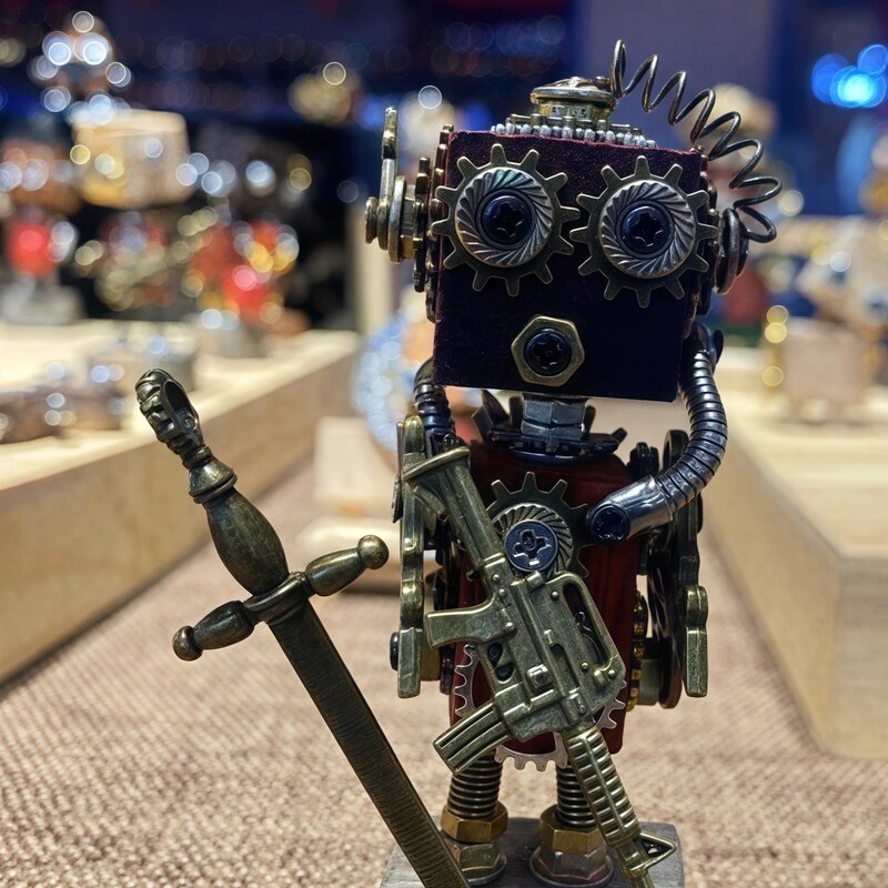 Steampunk Machine Statues Steampunk Art Sculpture - Etsy