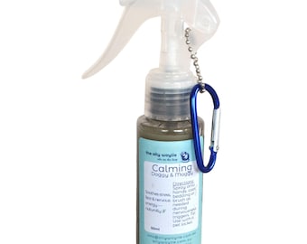 Spray calmante para perros y gatos / Bruma natural para aliviar la ansiedad, tamaño de viaje