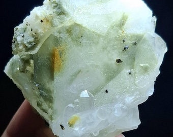 Anatase on Chlorine Quartz Specimen, Balochistan, Pakistan (54 gram)