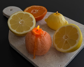 Farmer's Market - Lemon candle, orange candle