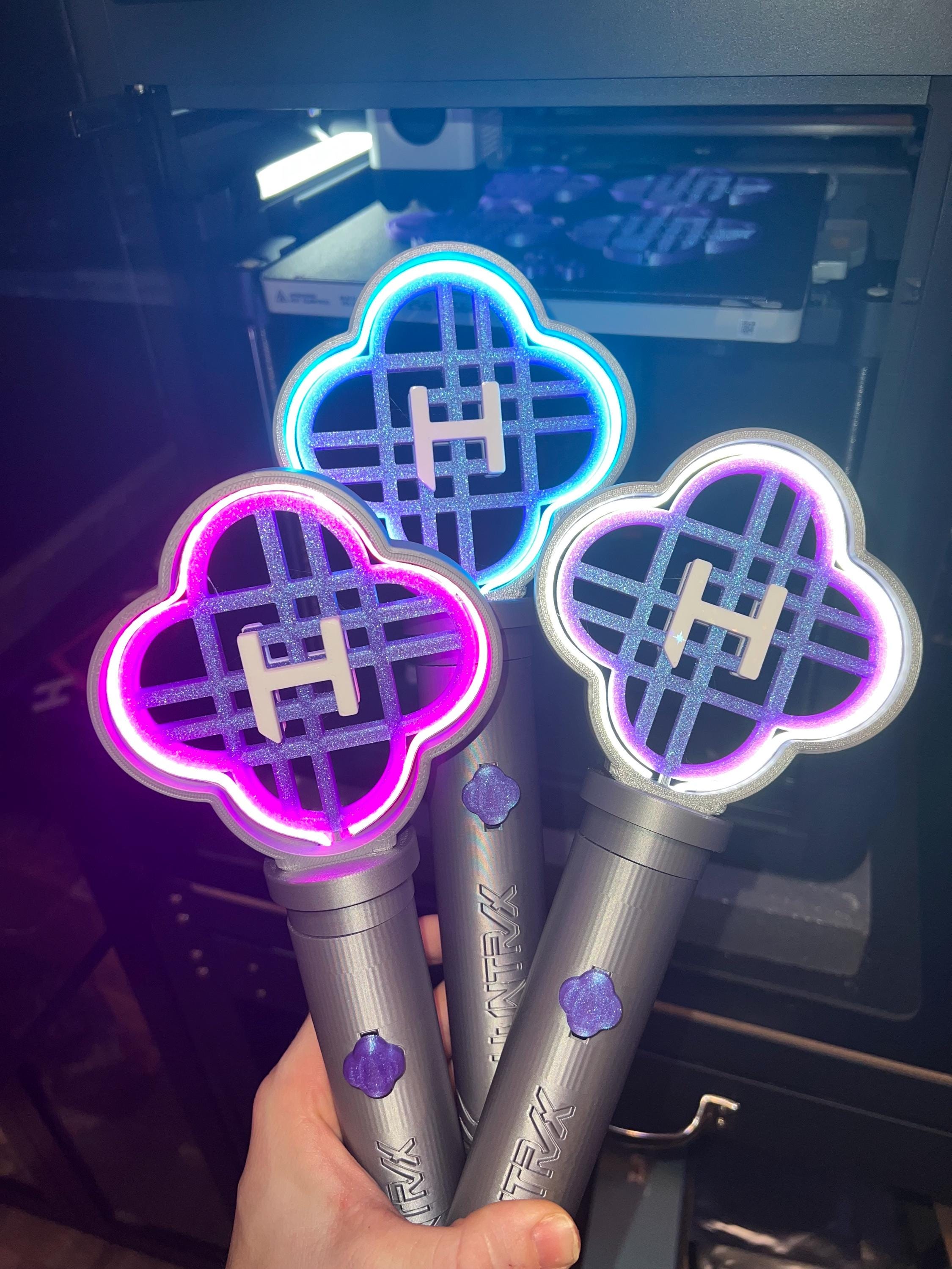 Hunter LED Light Stick Prop – 3D Printed Fan Art | K-pop | Cosplay