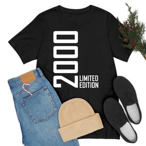 25th Birthday 25 Years 2000 Gift T-Shirt For Man Woman