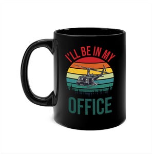 Great Helicopter Pilot Saying Retro Funny Gift Men Coffee Mug
