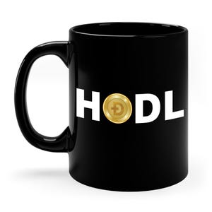 Dogecoin Mug HODL Doge Crypto Cryptocurrency Coffee Mug  Men Women