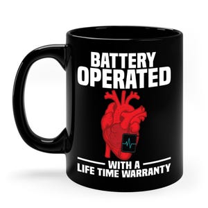 Lustige coole Herzschrittmacher-Kunst-künstlicher Herz-Schrittmacher-Kaffeetasse für Männer Frauen