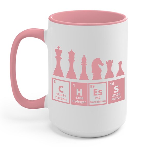 Funny Chess Set Pieces Periodic Table Board Game Player Gift Coffee Mug for  Men Women - Etsy