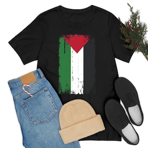 Palestinian Vintage Retro Flag Free Palestine Free Gaza Palestinian T-shirt Men Women Travelers