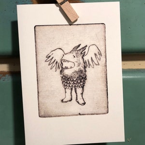 Carta 5" x 7" con busta, Titolo: "Bloomers"