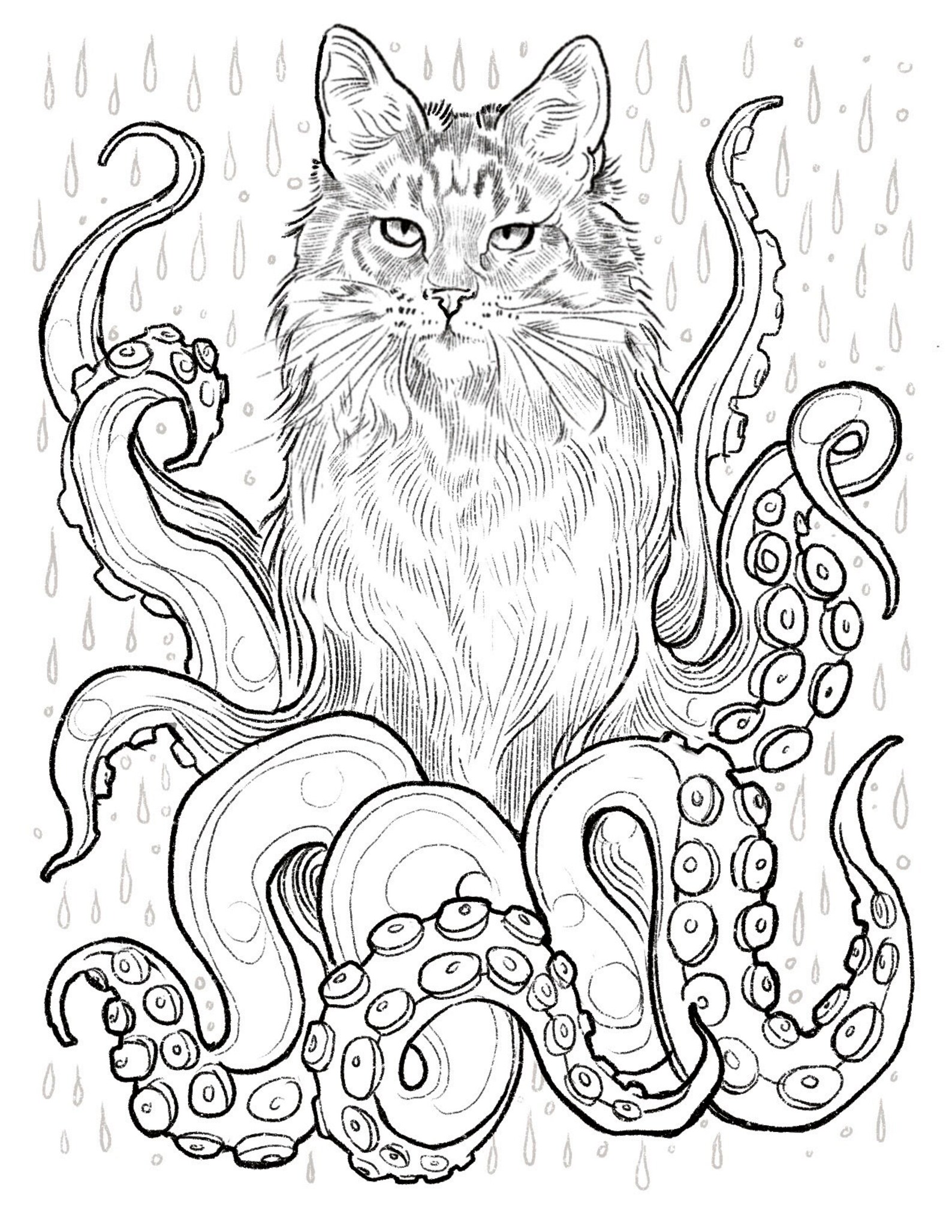Mercat Coloring Pages (Instant Download) Etsy