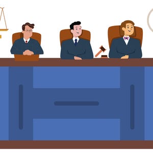 Justice Illustration | Legal Art Print | Law Office Decor | Lady Justice Wall Art | Lawyer Gift | Courtroom Illustration | Justice & Law