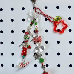 ¡Llavero de batido de frutas! Kawaii, hecho a mano, un bonito dije para bolso.