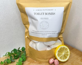 Bombe da toilette frizzanti completamente naturali e atossiche