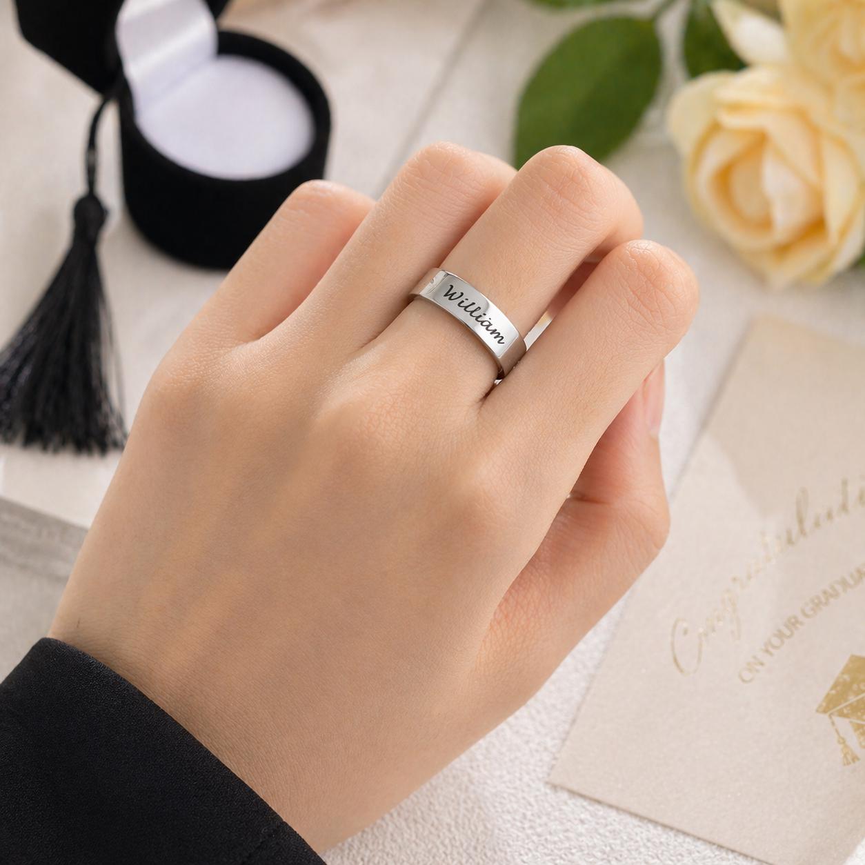 Custom Graduation Ring, Personalized Class of 2026 Graduation Ring ...