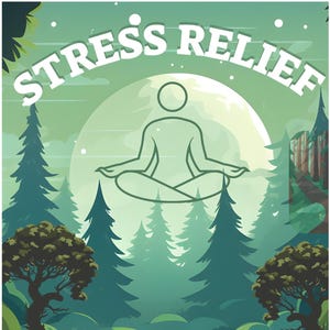 Stress Relief Coloring Pages | Mindfulness Art Therapy Prints for Relaxation & Instant Download for Adults
