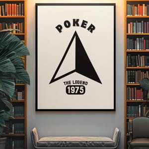 Poker wall art Instant Access Printable Cards for Home & Online Play | DIY Poker Game Files