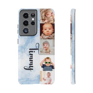 Coque de téléphone personnalisée avec photo pour bébé, coque personnalisée pour bébé, cadeau photo souvenir pour les nouveaux parents, cadeau unique pour baby shower, décoration mignonne