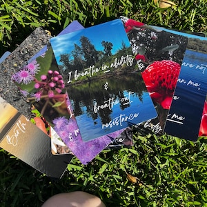 Cartes d'affirmation de la naissance | Cartes d'affirmation de grossesse | Cartes d'affirmation post-partum | Naissance positive | Accouchement hypnotique | Physique | Numérique