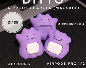 Ditto AirPods MagSafe Dock 3mf + STL Files (For AirPods Pro 1/2/3 and 4)