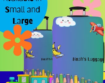 Kids travel Luggage Cover | Personalized| Travel Protector
