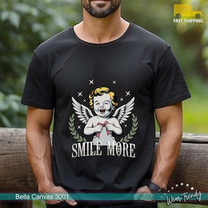 Vintage Cherub Graphic Tee: Coquette Angelcore Y2K T-Shirt