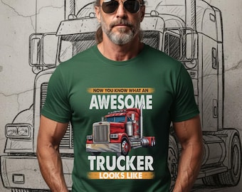 Truck driver T-shirt, Trucker Shirt, gift for him, Trucking, trucker wife