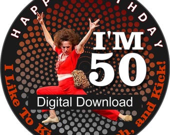 Sally O'Malley PNG, 50th birthday gift, I like to Kick, Printable File, Digital Download,