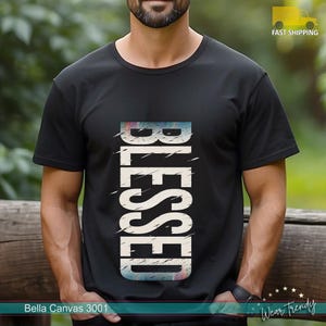 Blessed Tee, Blessed Shirt, Christian Women&#39;s TShirt, Blessed, Jeremiah 17:7, Easter Day, Christian Shirt, Blessed T-shirt, Christmas Gift,