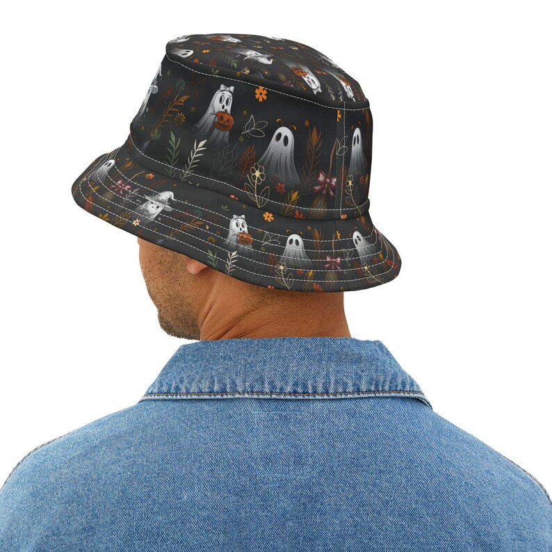 Boo Hat Boo Ghost Design Hats, Relaxed Fit Dad Hat, Gift for Women, Bucket Hat ...