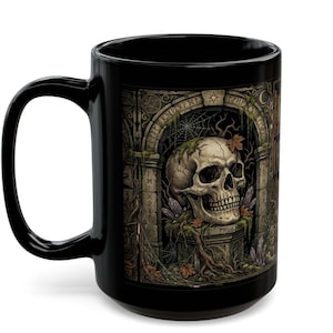 Skull Coffee Mug - Etsy