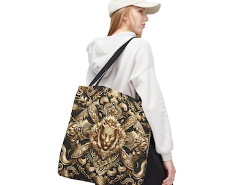 Leopard Print Tote Bag: Bohemian Reusable Shopping Carryall