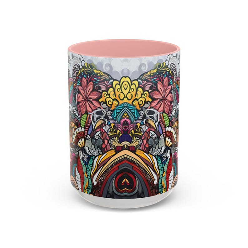 Bohemian Coffee Mug: Colorful Artistic Design, Vibrant Kitchenware image 8