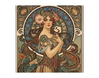 Sagittarius Zodiac Poster: Celestial Boho Wall Art Print