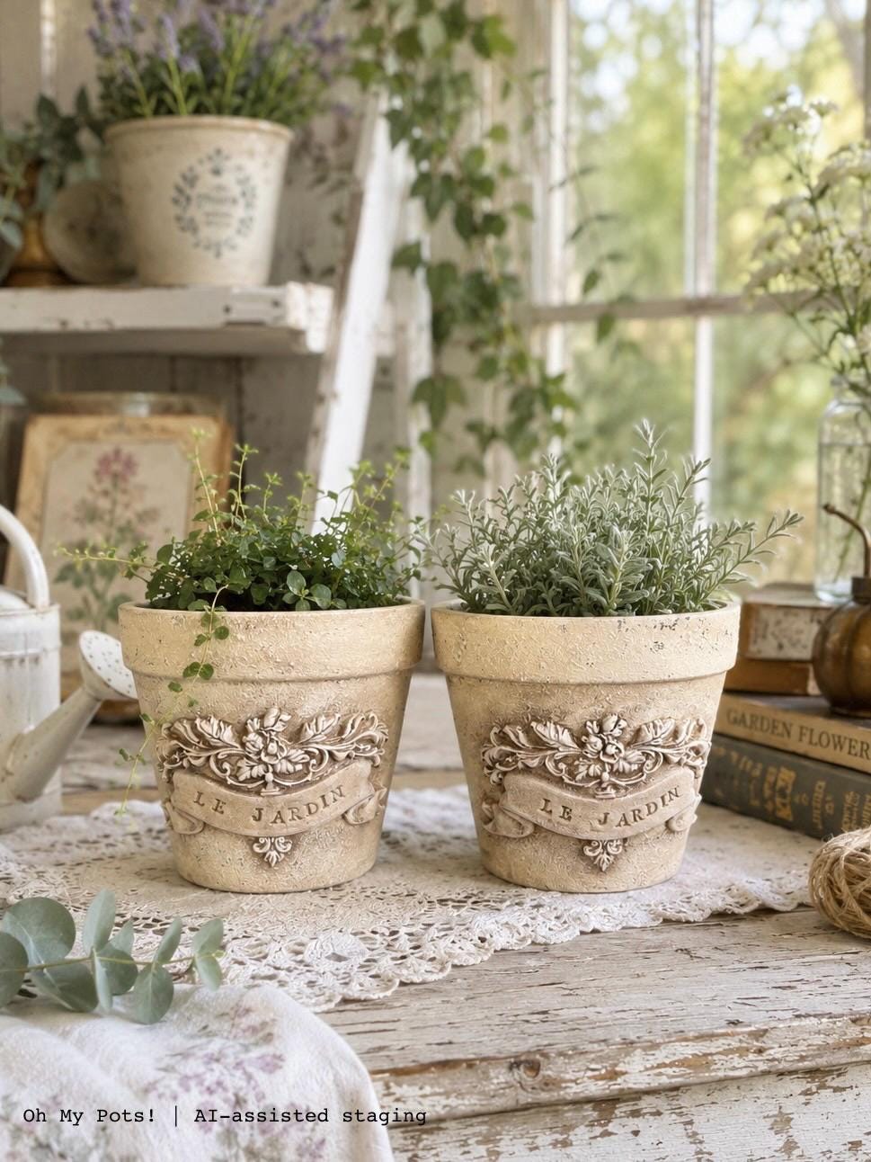 Antique French Terracotta Pot - Etsy