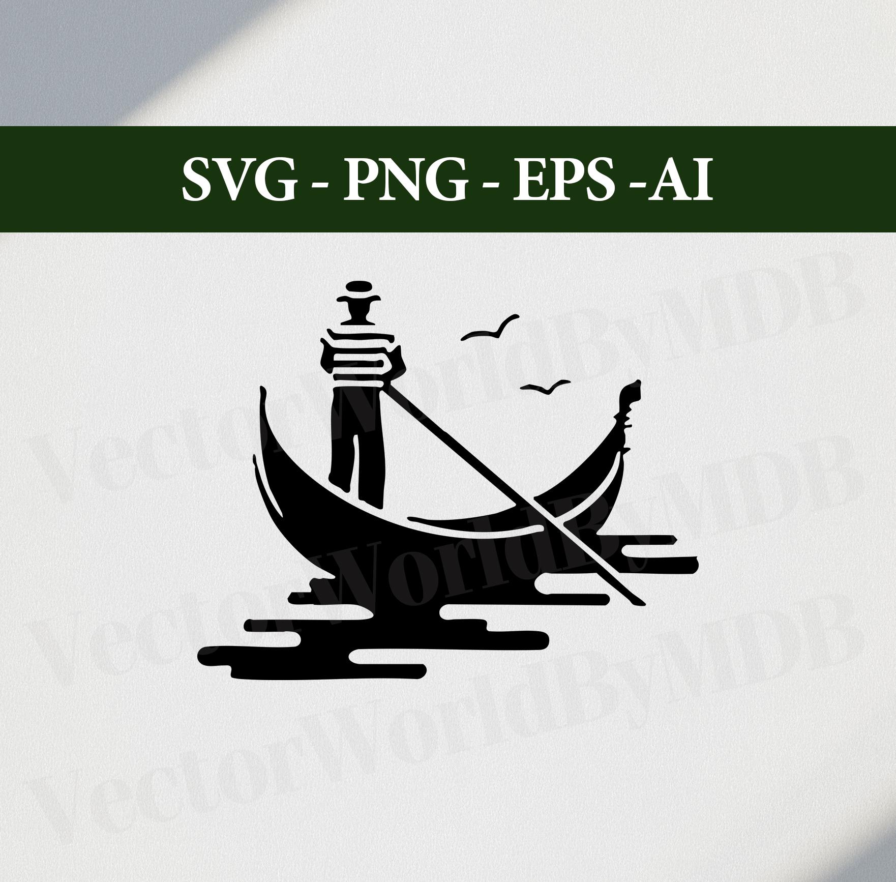 Cliparts, Venice vector, Gondola, İtaly, Love, Vector, SVG, PNG, EPS, Ai,  Digital Download, image size:1762x1734