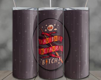 Wizard World Tumbler Wrap: 20oz mager sublimatieontwerp, png (digitale download)