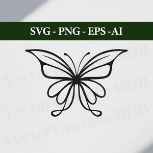 May include: A black and white line art illustration of a butterfly with intricate details. The butterfly is symmetrical and has a floral design on its wings.
