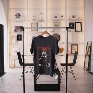 Naoko Kirino T-shirt, retro skräckmangastil, japansk streetwear från 90-talet bild 8