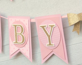baby girl banner etsy