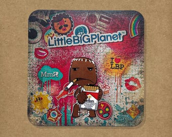 Smoking Sackboy Enamel Pin | LittleBigPlanet Inspired Collectible