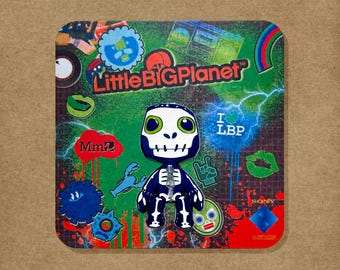 Glowing Skeleton Sackboy Enamel Pin | LittleBigPlanet Inspired Collectible