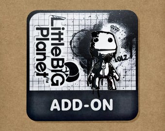 Sackboy-Emaille-Anstecknadel mit Graffiti-Motiv | Sammlerstück inspiriert von LittleBigPlanet