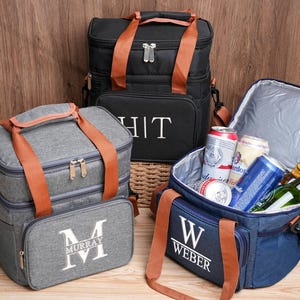 Personalized Cooler Bag, Groomsmen Cooler Set, Groomsmen Gifts, Bachelor Party, Custom Best Man Gift, Golf Cooler for Men, Insulated Bag