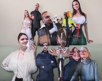 personalisiertes hässliches Kissen, personalisiertes hässliches Kissen, lustiges Geschenk für Sie, lustiges Geschenk, Tischläufer, lustiges Geschenk für Sie, lustiges Geschenk