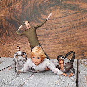 Custom-made dried mouse pillow | Custom dolls for friends or anime characters | Freely movable limbs | Custom pillows | Gifts for him/her