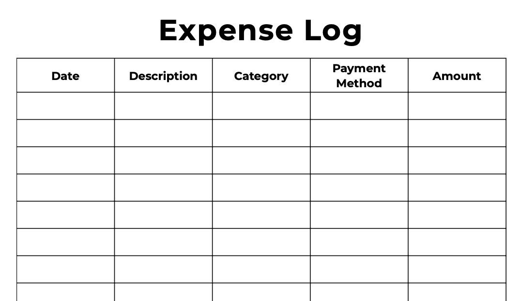 Monthly Expense Checklist.pdf Minimalist Expense Log Printable | Monthly Expense Tracker PDF | Simple ...