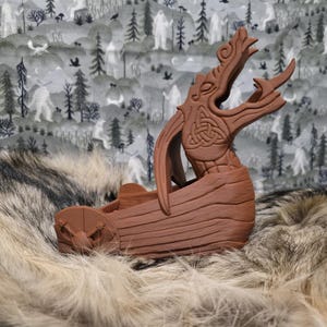 Dice Rolling Viking Dragon Ship | Norse Mythology Dice Tower for DnD, RPGs, Wargaming