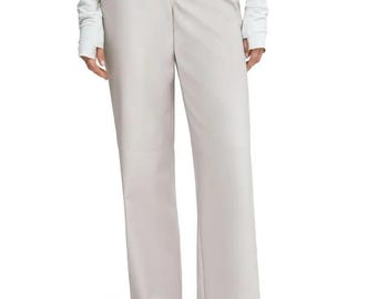 レディース本革ハイウエストバイカースタイルストリートウェアファッションエッジィな衣装