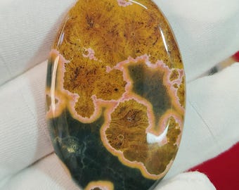 Natural Ocean Jasper Cabochon