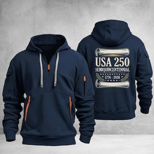 USA 250th Anniversary Hoodie"
​"Semiquincentennial 1776-2026 Commemorative Sweatshirt"
​"America's 250th Birthday Limited Edition Hoodie"