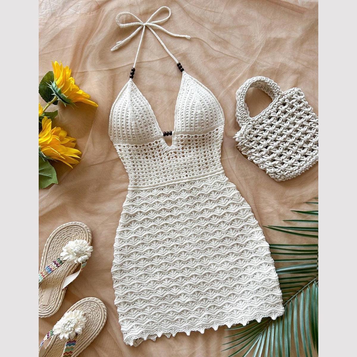 free crochet halter dress pattern Seabreeze Mini (PDF Download) Sale: The Weekend Edit